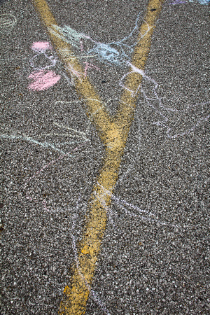 The Parma Area Fine Arts Council Sidewalk Chalk Drawing Event 2013