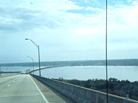 View of the Brunswick River from the Stanley Lanier Bridge.