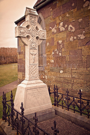 Celtic Cross St. Vincent Catholic Church, Ballyferriter Ireland, Irishmurr, Carole King Murray Photography,