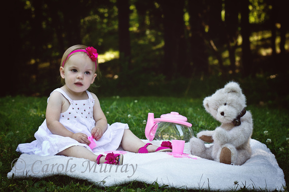 Toddler Girl Tea Party Teddy Bear