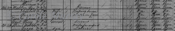 1880:  James and Elizabeth (Woodby) were living in Upper Cosby, Cocke County, TN when the 1880 census was taken.