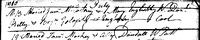 James McCartney, Mary Englishby, Marriage Record, Coole Ardee County Louth Ireland,