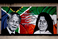 NORTHERN IRELAND:  Nelson Mandela and Bobby Sands Mural, Derry