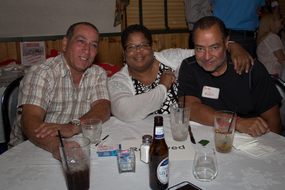 John Parente, Leatha Townsell Goff and Mario Vega