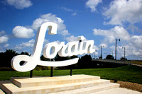 OHIO:  Lorain Script Sign