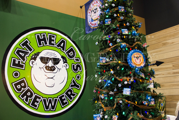 Fat Head's Brewery at Christmastime