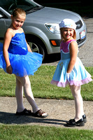 Ashley and Ava had the dress rehearsal for their dance classes this evening and wanted to make sure we saw them all decked out in their costumes!  (June 20, 2008)© Carolyn S. Murray 2008