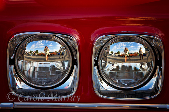 Self Portrait Automobile Car Headlights