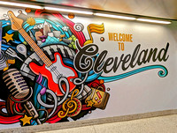 OHIO:  Mural at Cleveland Hopkins Airport