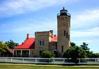 MICHIGAN:  Old Mackinac Point Lighthouse, Mackinaw City, Michigan