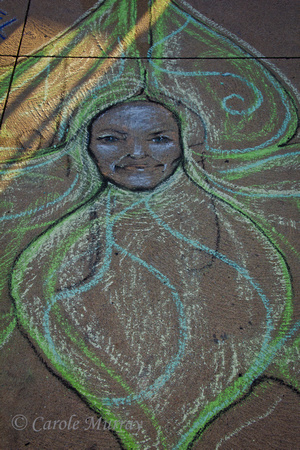 Berea Ohio Sidewalk Chalk Drawing