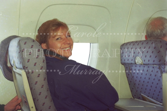 Diana on her way to JFK Airport