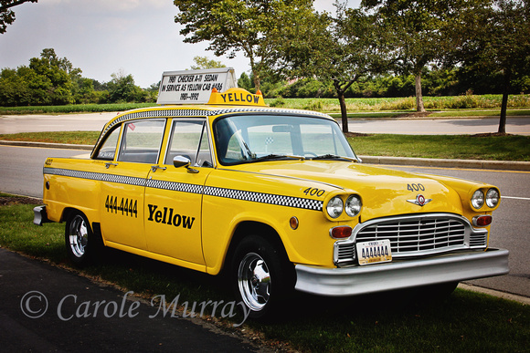 Checker Taxi Cab Dublin Ohio