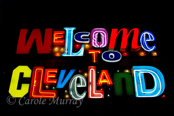 Welcome to Cleveland Sign Melt Restaurant Independence Ohio
